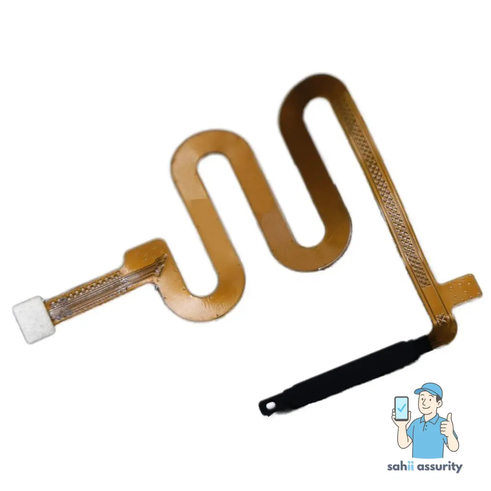 Fingerprint Sensor with Flex Cable for Tecno Pova 2 Black